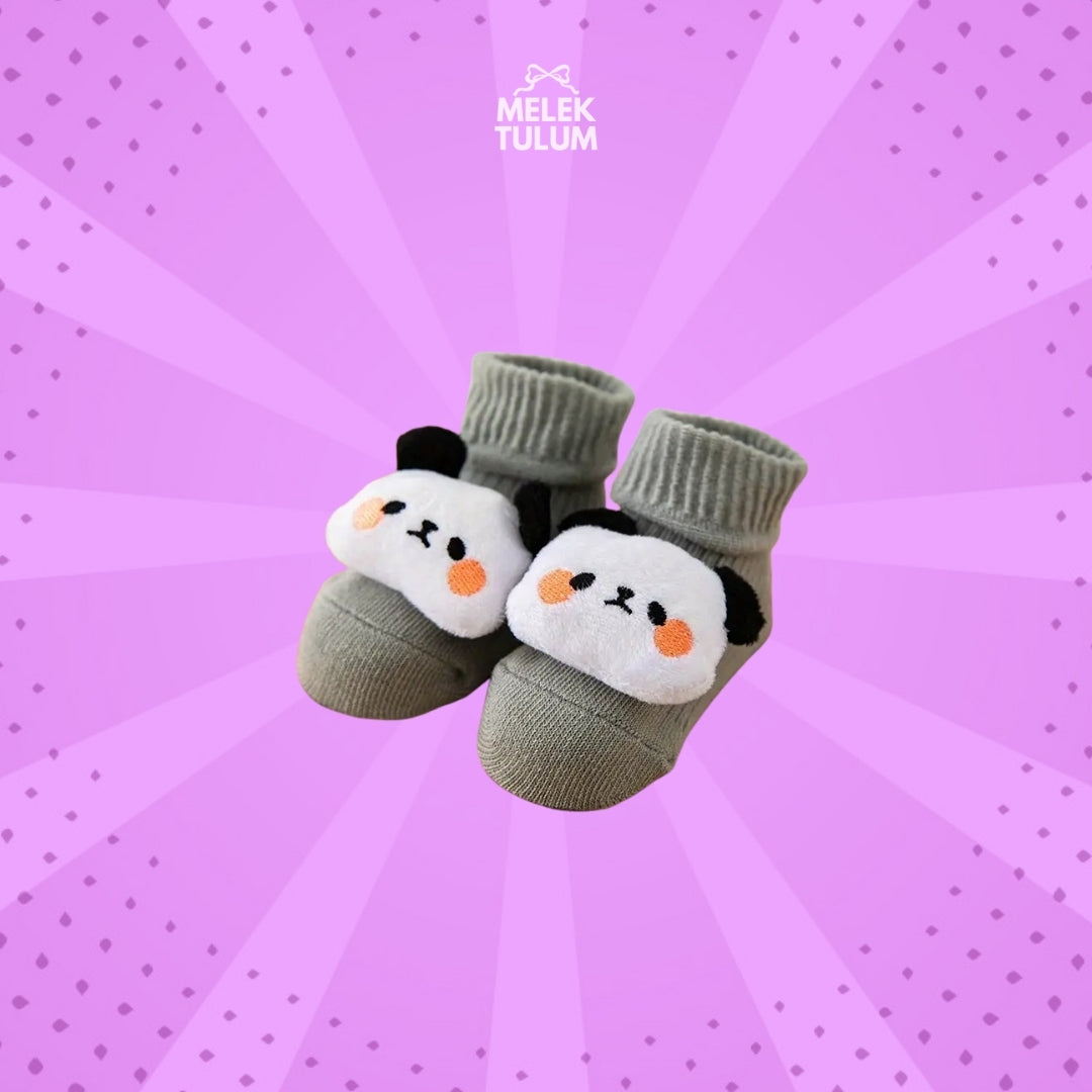Pofuduk Bebek Çorabı (0-3 Yaş)