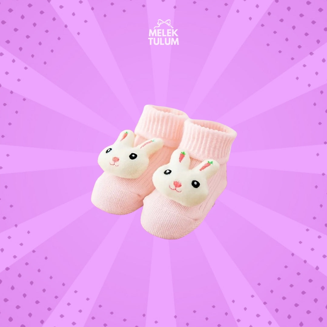 Pofuduk Bebek Çorabı (0-3 Yaş)