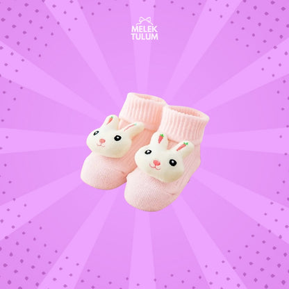 Pofuduk Bebek Çorabı (0-3 Yaş)