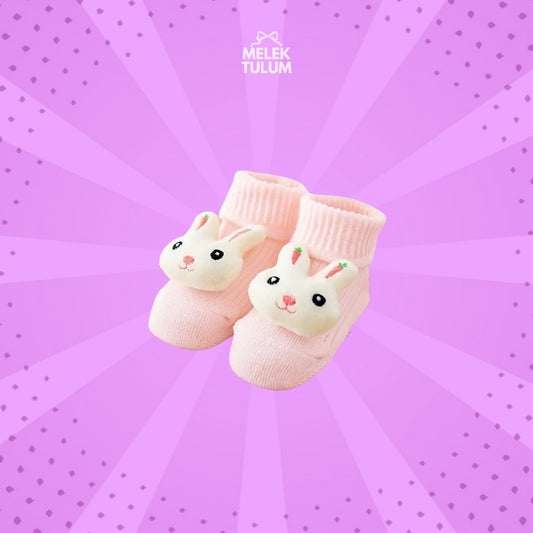 Pofuduk Bebek Çorabı (0-3 Yaş)